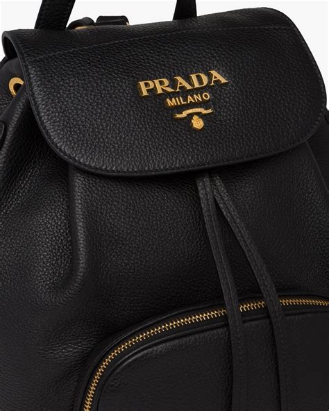 prada leather backpack women|prada unisex backpack.